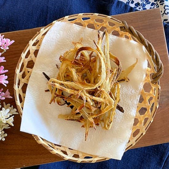 Burdock Root Chips - Recipe photo by Homemade Japanese Food