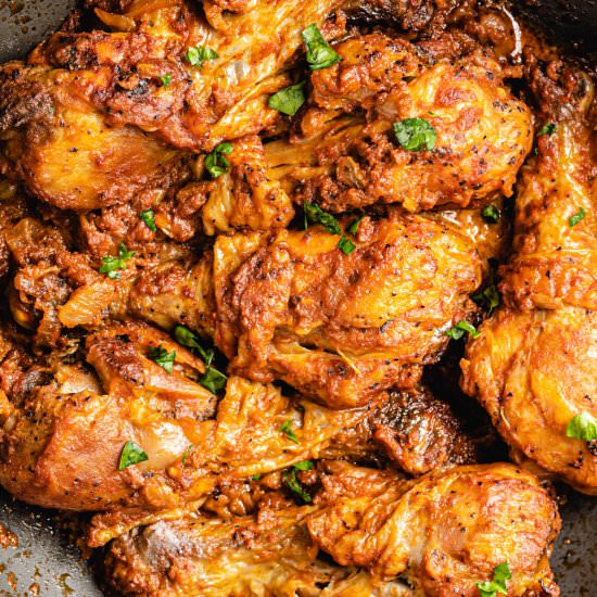 Moambe Chicken (Congo Poulet Moambe - Recipe photo by lowcarbafrica