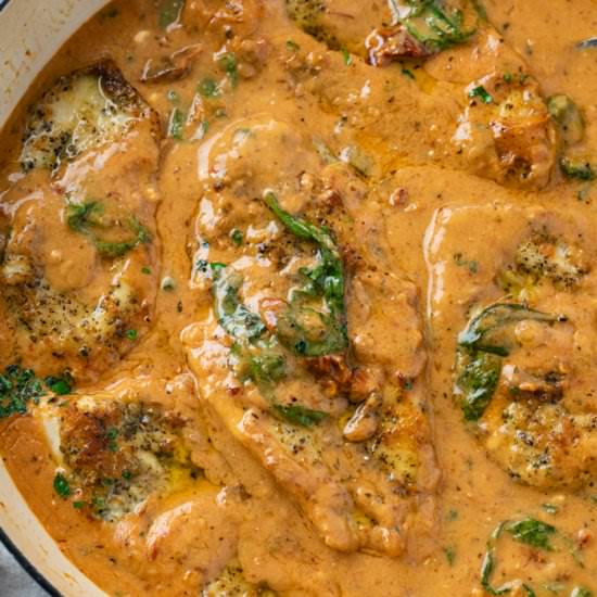 Tuscan Chicken - Recipe photo by TheCozyCook