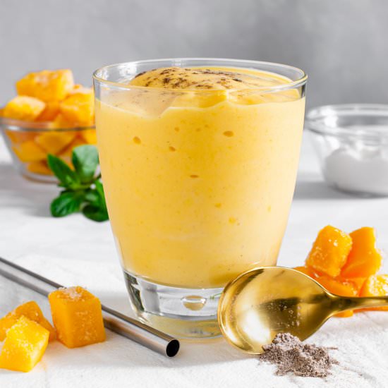 Thick & Creamy Mango Lassi - Recipe photo by tastythriftytimely