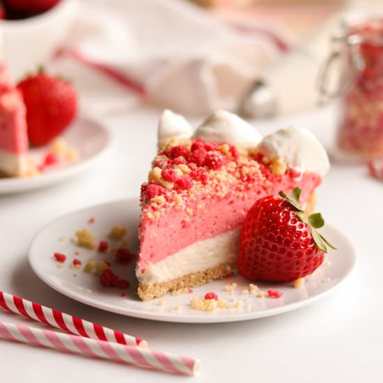 Strawberry Shortcake Pie - Recipe photo by A baJillian Recipes