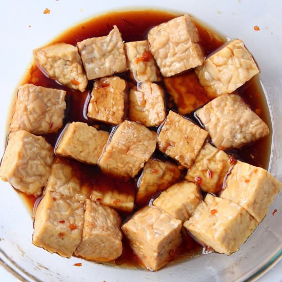 Asian Tempeh Marinade - Recipe photo by Bowls Are The New Plates