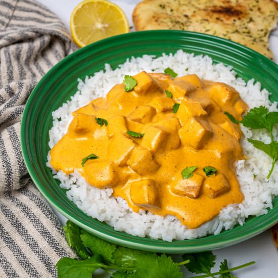 Easy Vegan Tofu Korma - Recipe photo by vegancocotte