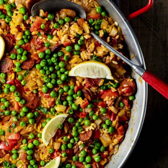 Chicken and Chorizo Paella - Recipe photo by Went Here 8 This