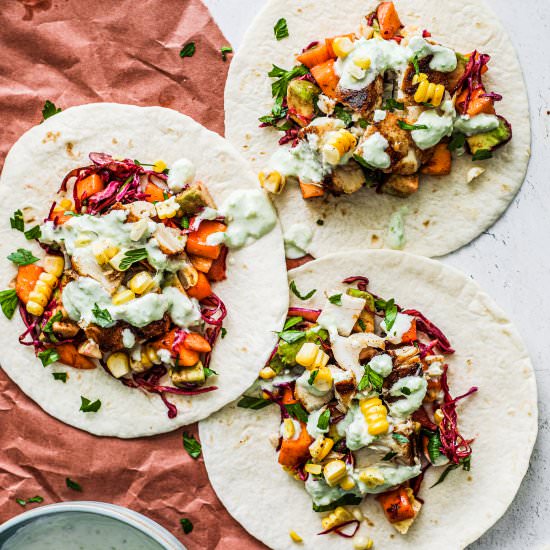 grilled mahi mahi fish tacos - Recipe photo by killingthyme
