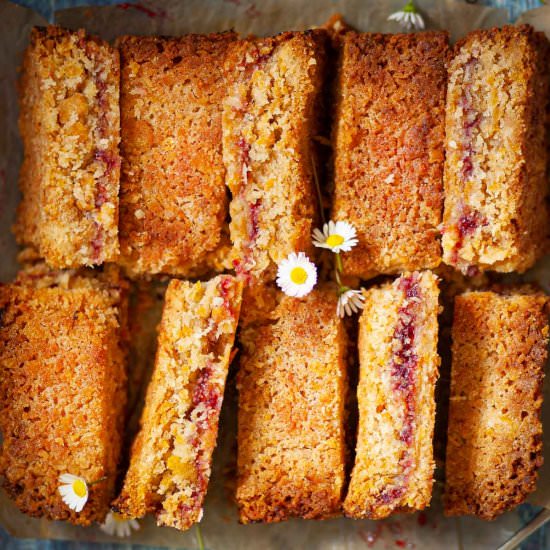 Jammy Cornflake Slices - Recipe photo by littlesugarsnaps