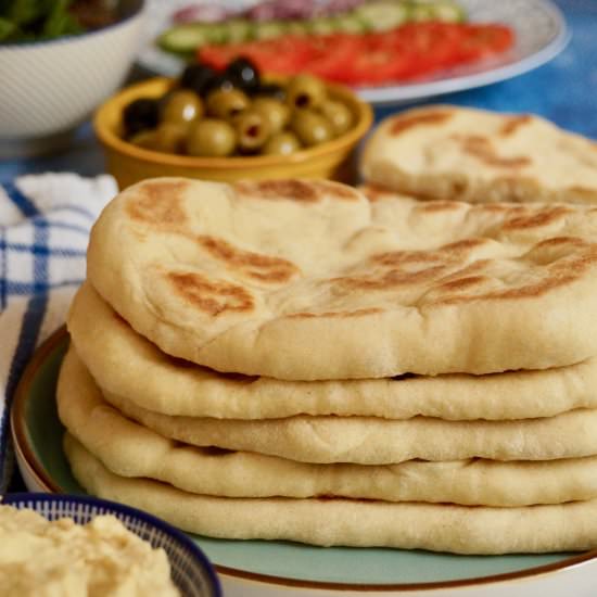 greek pita bread - Recipe photo by whatjessicabakednext