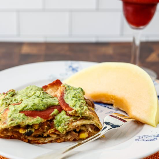 Vegan Mexican Pizza - Recipe photo by goodfoodfromtheheart
