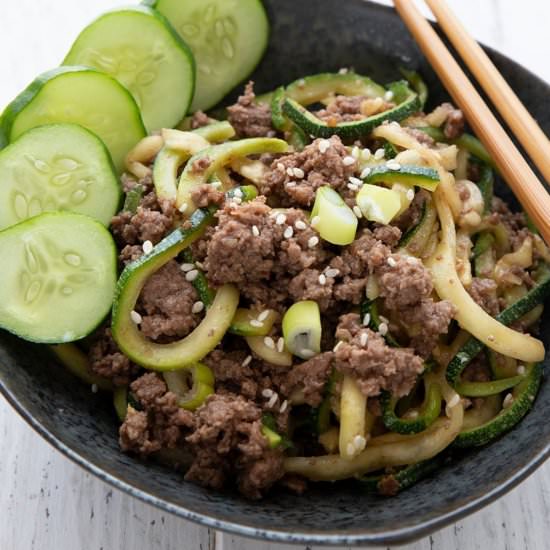 Keto Korean Beef with Zoodles - Recipe photo by fooddreamer