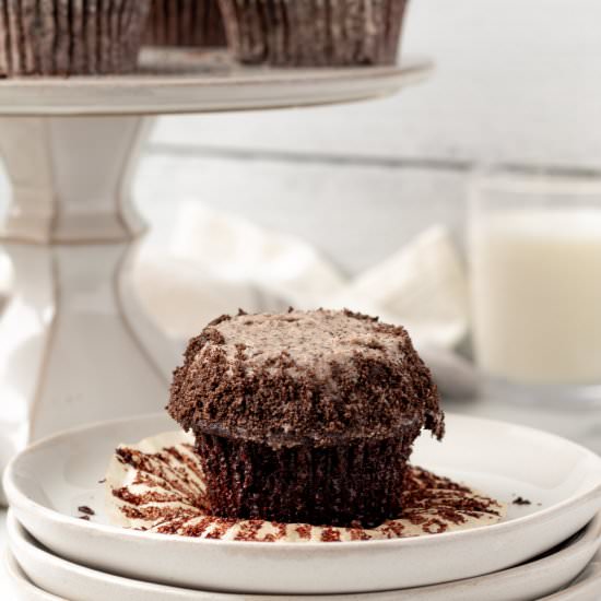 Oreo Cupcakes - Recipe photo by themarblekitchen