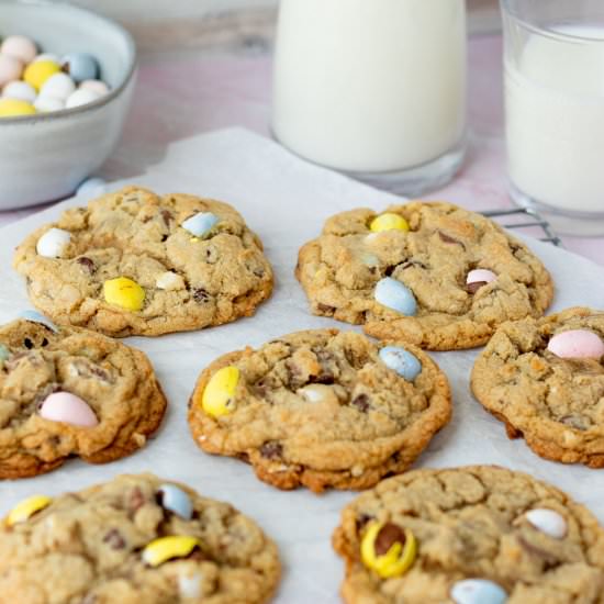 Mini Egg Cookies - Recipe photo by themarblekitchen