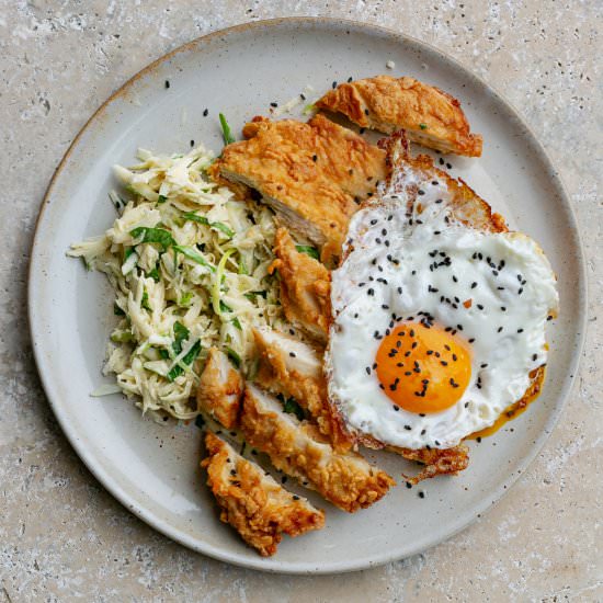 Karaage Chicken Schnitzel - Recipe photo by Flaevor