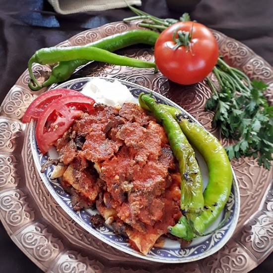 Iskender Kebab with video - Recipe photo by MyHomeDiaryinTurkey