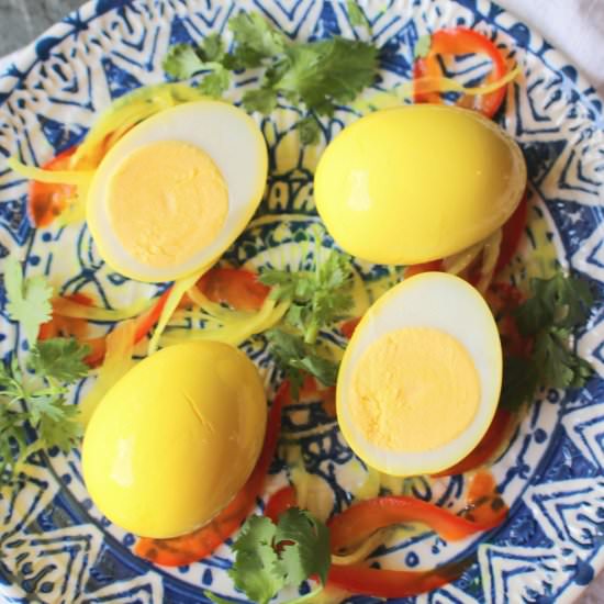 Amish Pickled Mustard Eggs - Recipe photo by PalatablePastime
