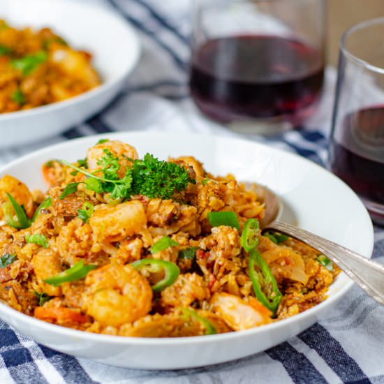 Cauliflower Rice Jambalaya - Recipe photo by YummyForAdam2