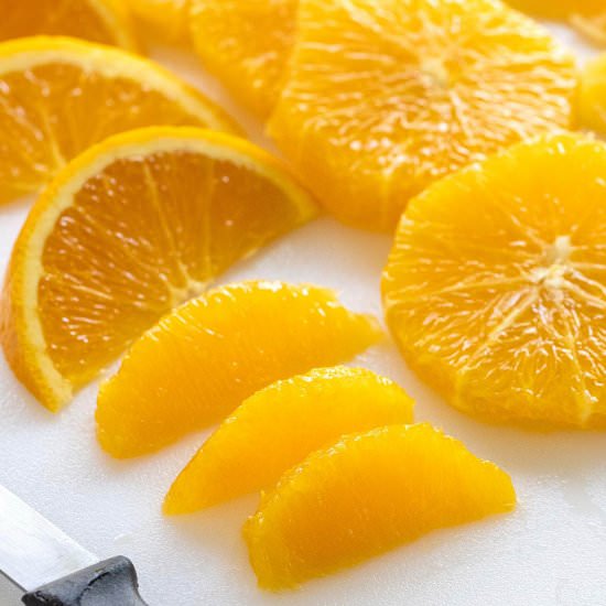 How to Cut an Orange - Recipe photo by Jessica Gavin