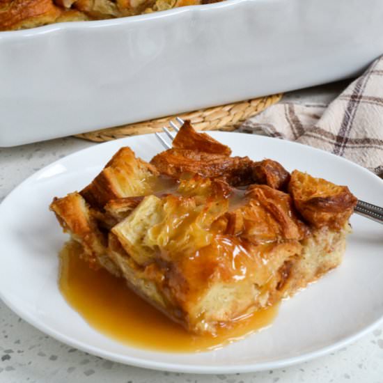 Croissant Bread Pudding - Recipe photo by Small Town Woman