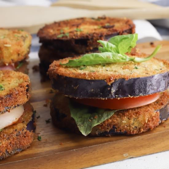 Eggplant Napoleon - Recipe photo by bubbapie