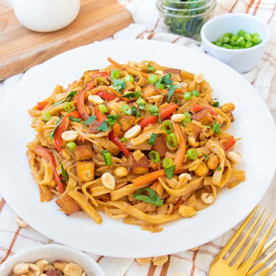 Vegan Pad Thai - Recipe photo by plant.well