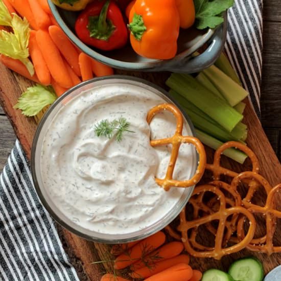 Skinny Dill Dip - Recipe photo by agoudalife