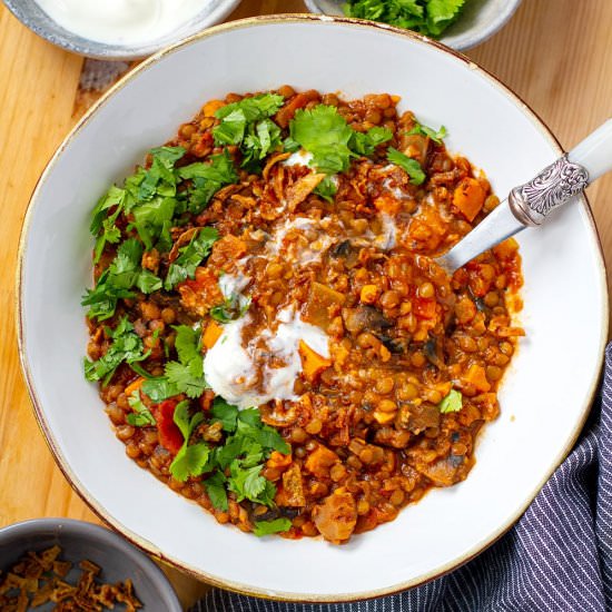 Instant Pot Smokey Lentil Stew - Recipe photo by IrenaMacri
