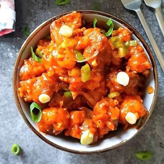 Honey chilli Cauliflower - Recipe photo by Pavanis Kitchen
