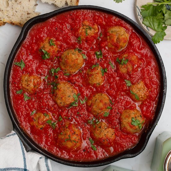 Easy Vegan Meatballs - Recipe photo by dailydish