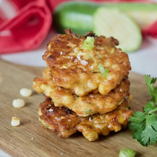 Zucchini Corn Fritters - Recipe photo by thefreshcooky