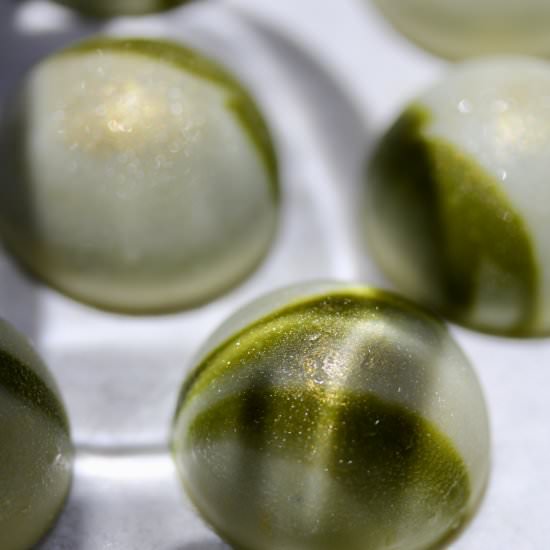Matcha white chocolate bon bons - Recipe photo by wildreverie_byamanda