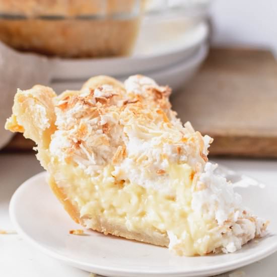 Coconut Cream Pie with Meringue - Recipe photo by Chopnotch