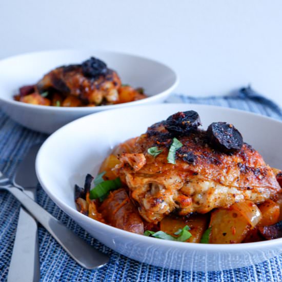 Spanish Chicken with Chorizo - Recipe photo by simplysophisticatedcooking