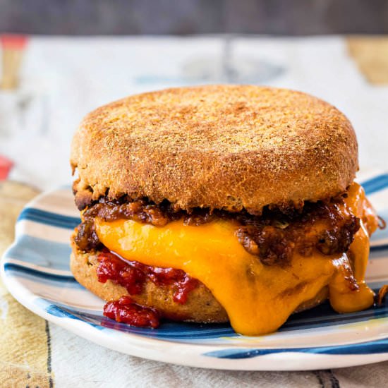 Spent Grain English Muffin Recipe - Recipe photo by onlinepastrychef