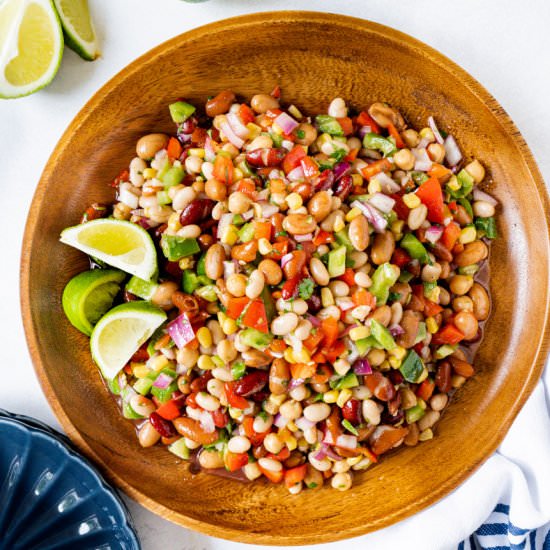 Mexican Bean Salad - Recipe photo by TheDeliciousSpoon