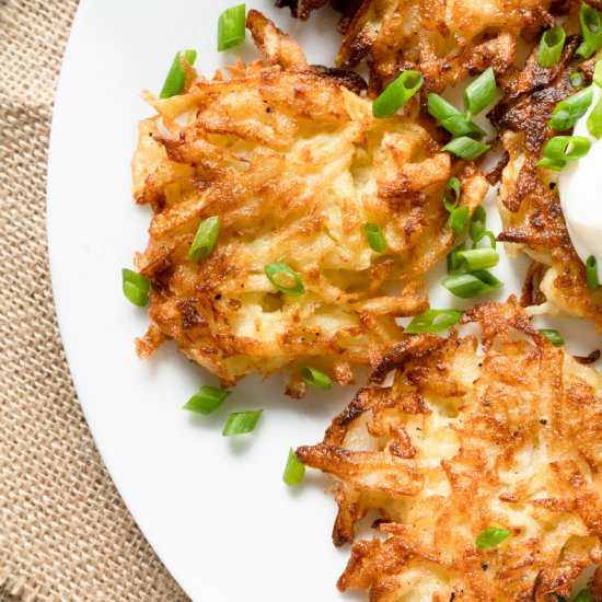 Polish Potato Pancakes - Recipe photo by TheDeliciousSpoon