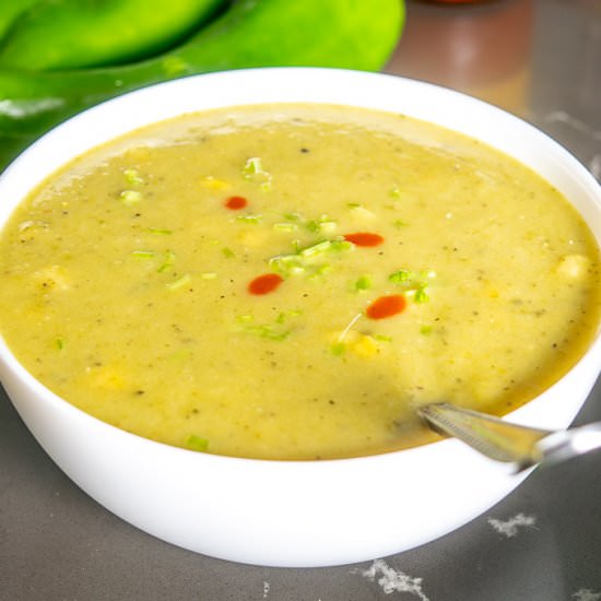 Hatch Chile Soup - Recipe photo by MexicanPlease