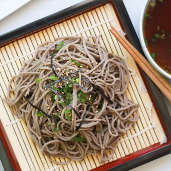 Cold Soba Noodles & Dipping Sauce - Recipe photo by apeachyplate