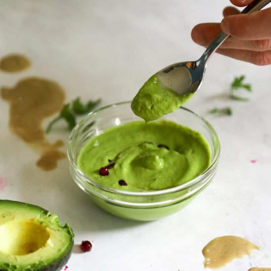 Spicy Green Tahini Sauce - Recipe photo by Eatingworksnj