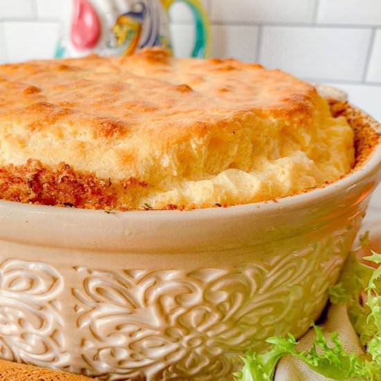 Egg Soufflé Recipe With Fall Herbs - Recipe photo by NotEntirelyAverage