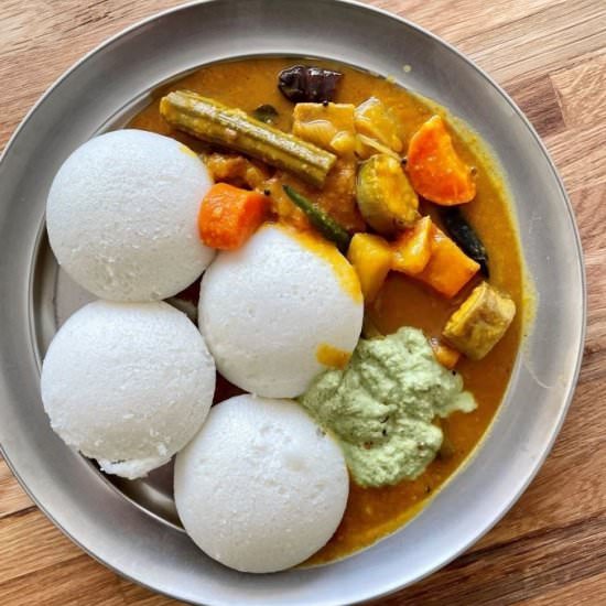 MIXED VEGETABLE AND LENTIL CURRY - Recipe photo by butfirstchai