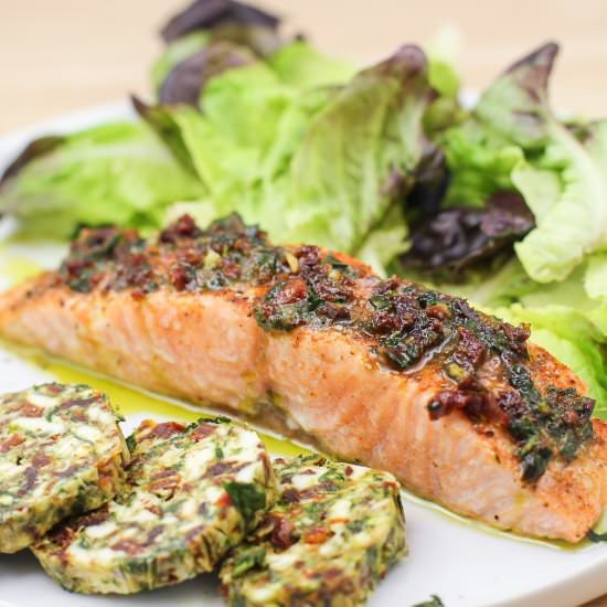 Sundried Tomato Basil Butter - Recipe photo by EricasRecipes