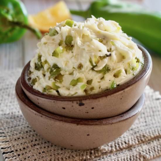 Rosted Hatch Chile Butter - Recipe photo by cookingontheweekends