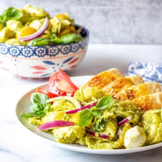 Tortellini Pasta Salad - Recipe photo by BeyondtheCoop