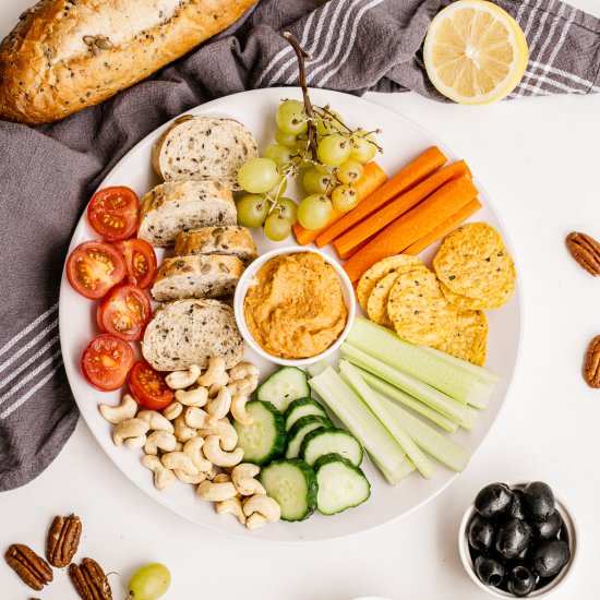 vegan charcuterie board - Recipe photo by hillcitybride