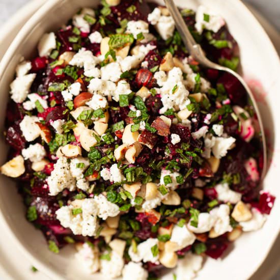 Beetroot and Feta Salad - Recipe photo by littlesugarsnaps