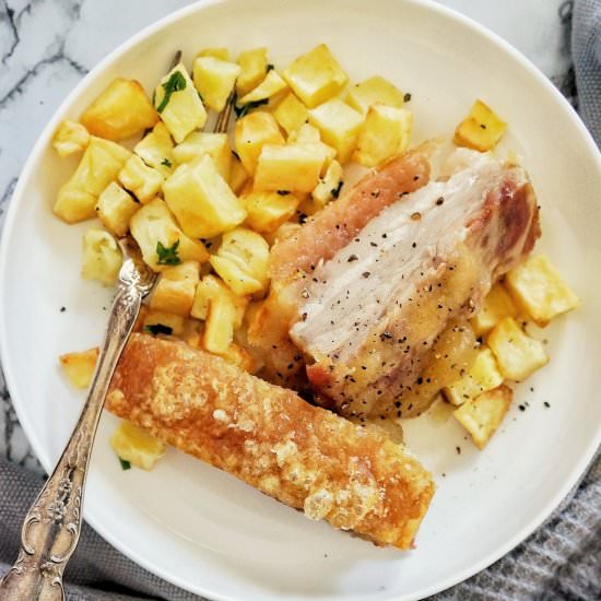 Air Fryer Pork Belly - Recipe photo by SweetCaramelSunday