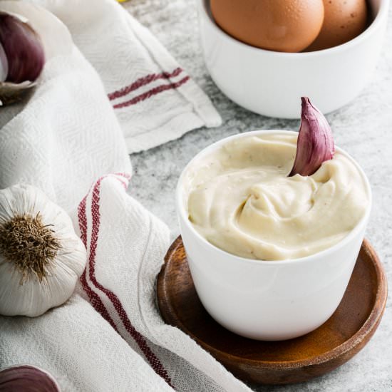 How to Make Homemade Aïoli - Recipe photo by dishnthekitchen