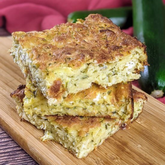 Crustless Zucchini Pie - Recipe photo by mamazilla
