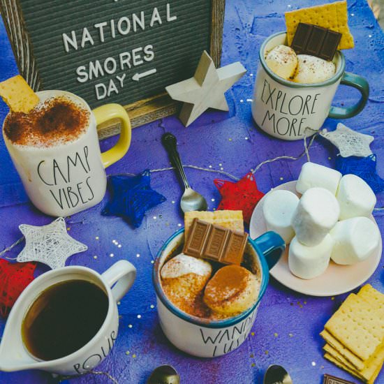Easy Toasted S'mores Coffee - Recipe photo by Fitty Foodlicious