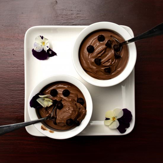 Vegan Chocolate Mousse - Recipe photo by Diabetic Vegan