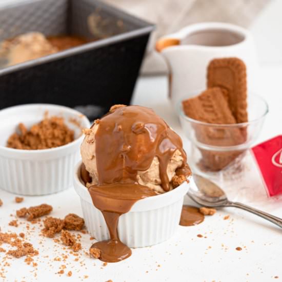 No-Churn Biscoff Ice-Cream - Recipe photo by catherine.desserts